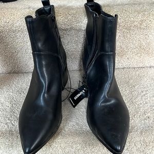 Express Composite Leather booties